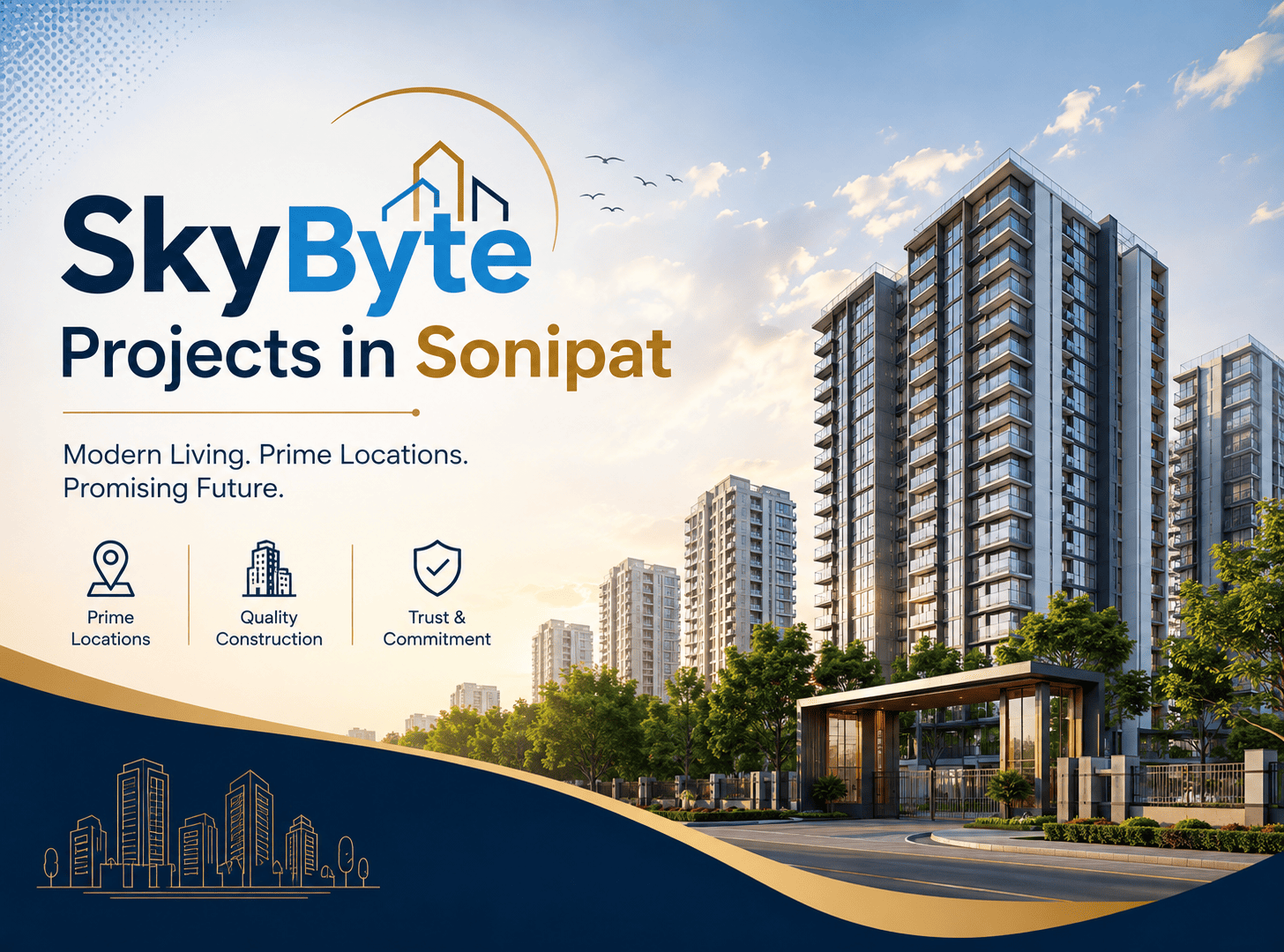 SkyByte Projects in Sonipat premium development